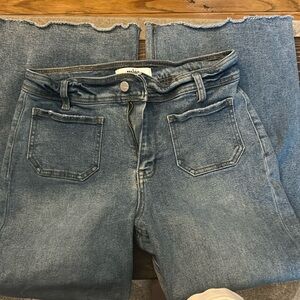 Mica wide leg ankle jeans